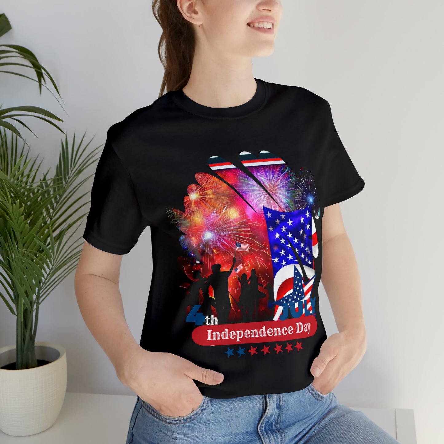 4th of July US Independence day. Unisex Jersey