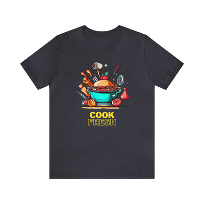 Kochliebhaber | #000073 |Unisex-Jersey-Kurzarm-T-Shirt