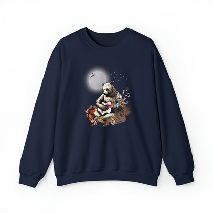 Bear Sings || Unisex Heavy Blend™ Crewneck Sweatshirt