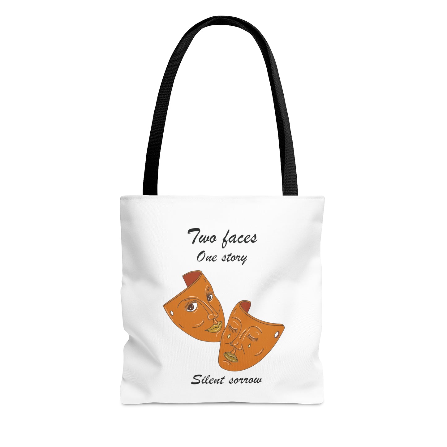 Two Faces Tote Bag