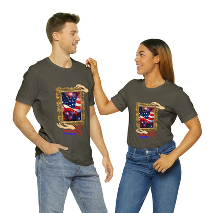 Happy Independence Day Unisex Jersey Short Sleeve Tee
