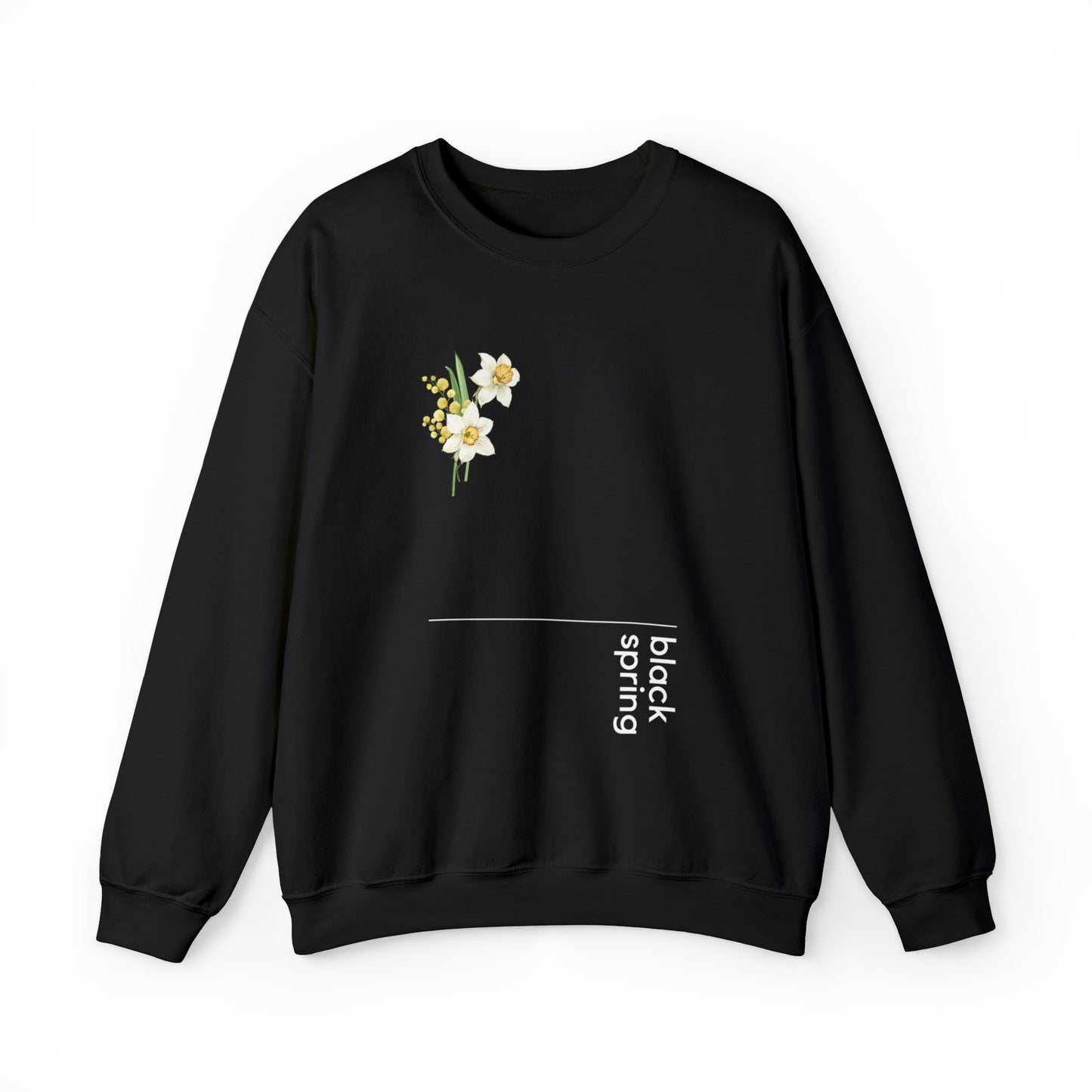 Black Spring || Unisex Heavy Blend™ Crewneck Sweatshirt