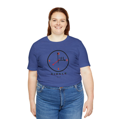 Life Circle Unisex Jersey Kurzarm-T-Shirt