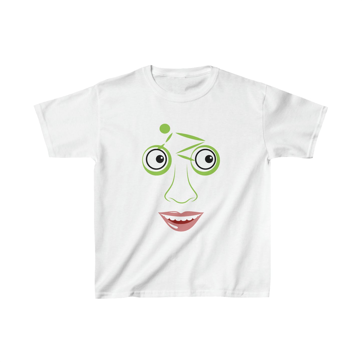 Radfahrerlächeln || Heavy Cotton™-T-Shirt für Kinder 