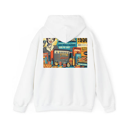Retro Ad || Unisex Heavy Blend™ Hooded Sweatshirt