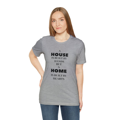 Home by Heart Unisex Jersey Kurzarm-T-Shirt