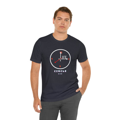 Life Circle Unisex Jersey Kurzarm-T-Shirt