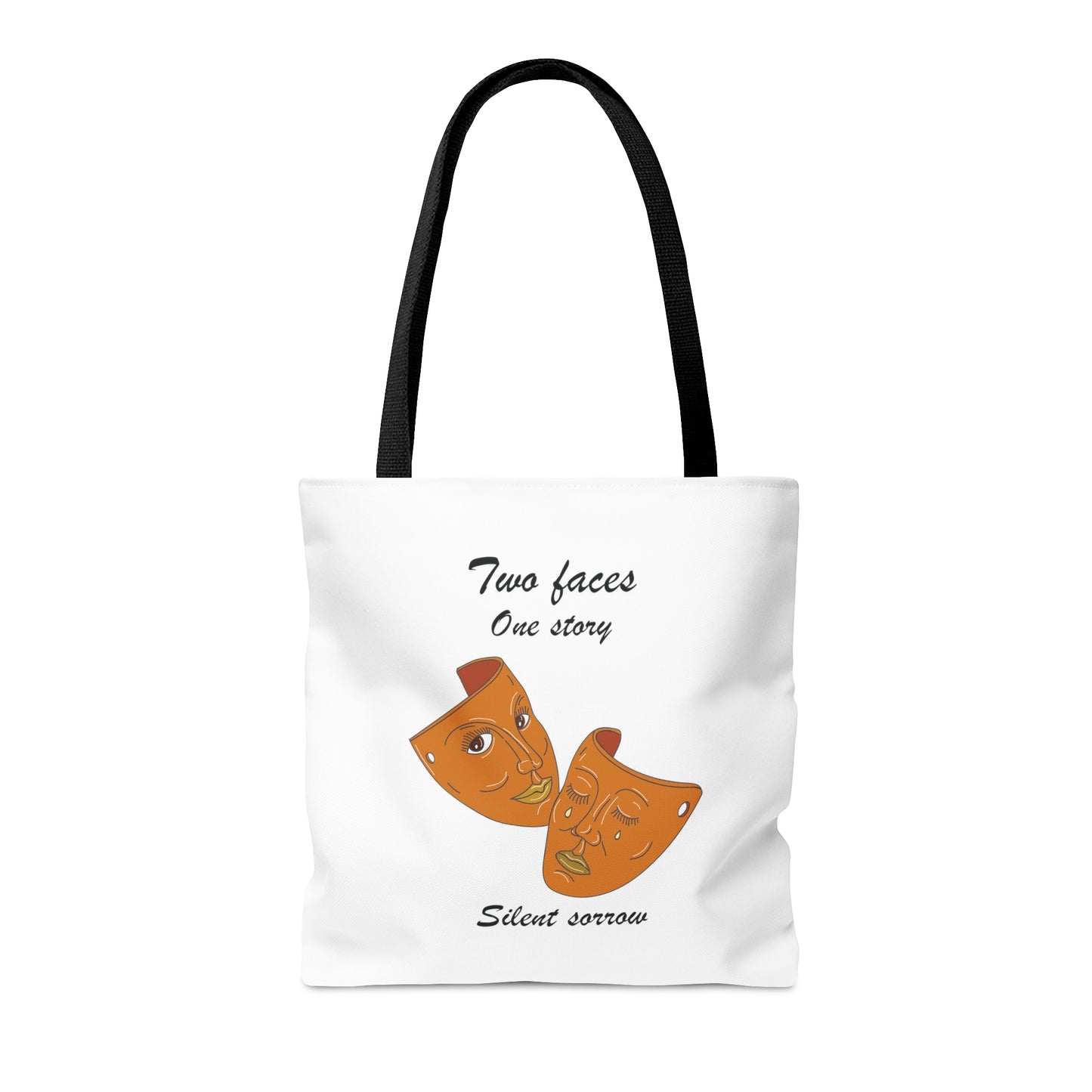 Two Faces Tote Bag