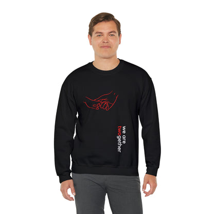 Twogether |schwarz| Unisex Heavy Blend™ Rundhals-Sweatshirt