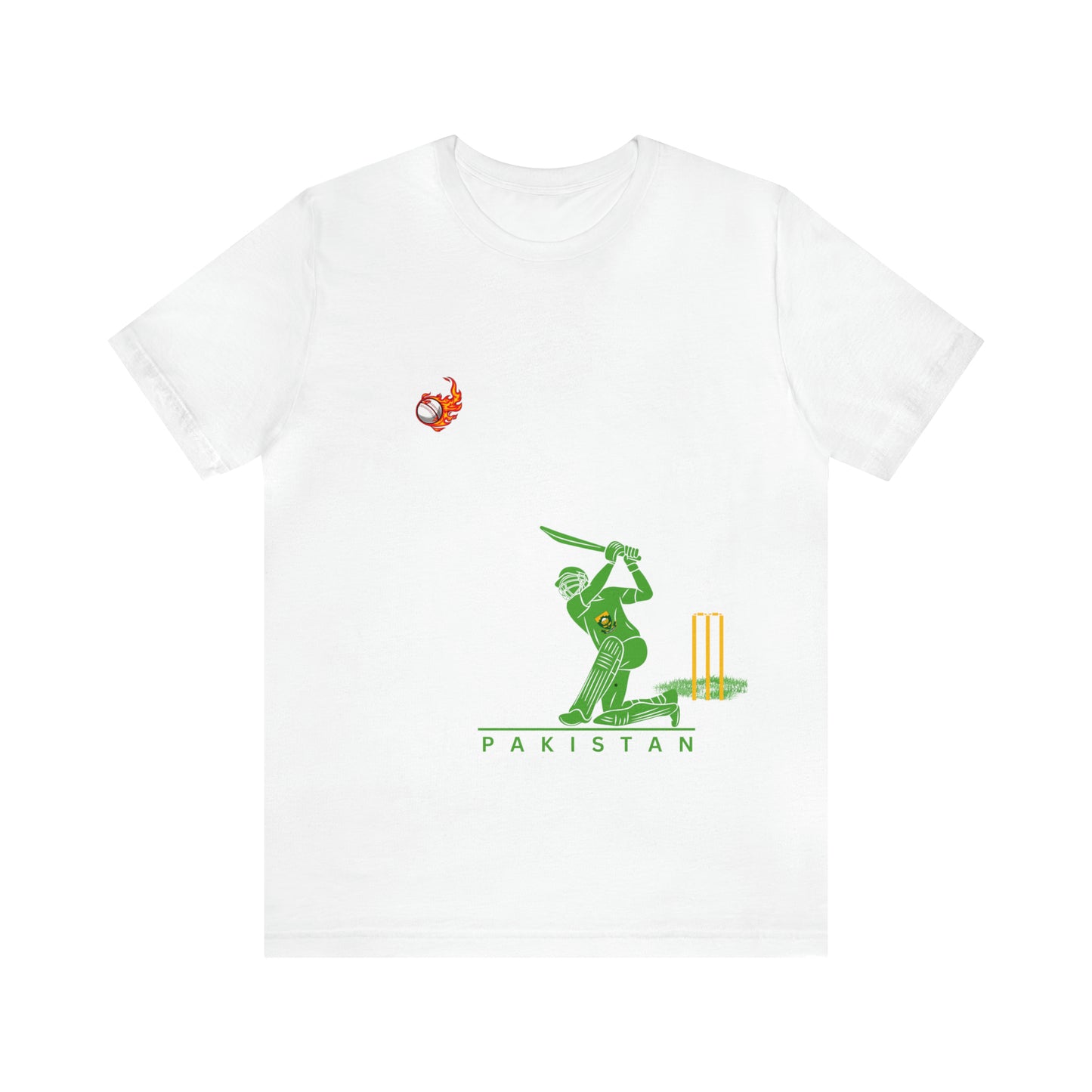 Cricket || Unisex-Kurzarm-T-Shirt aus Jersey 