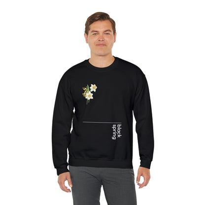 Black Spring || Unisex Heavy Blend™ Crewneck Sweatshirt