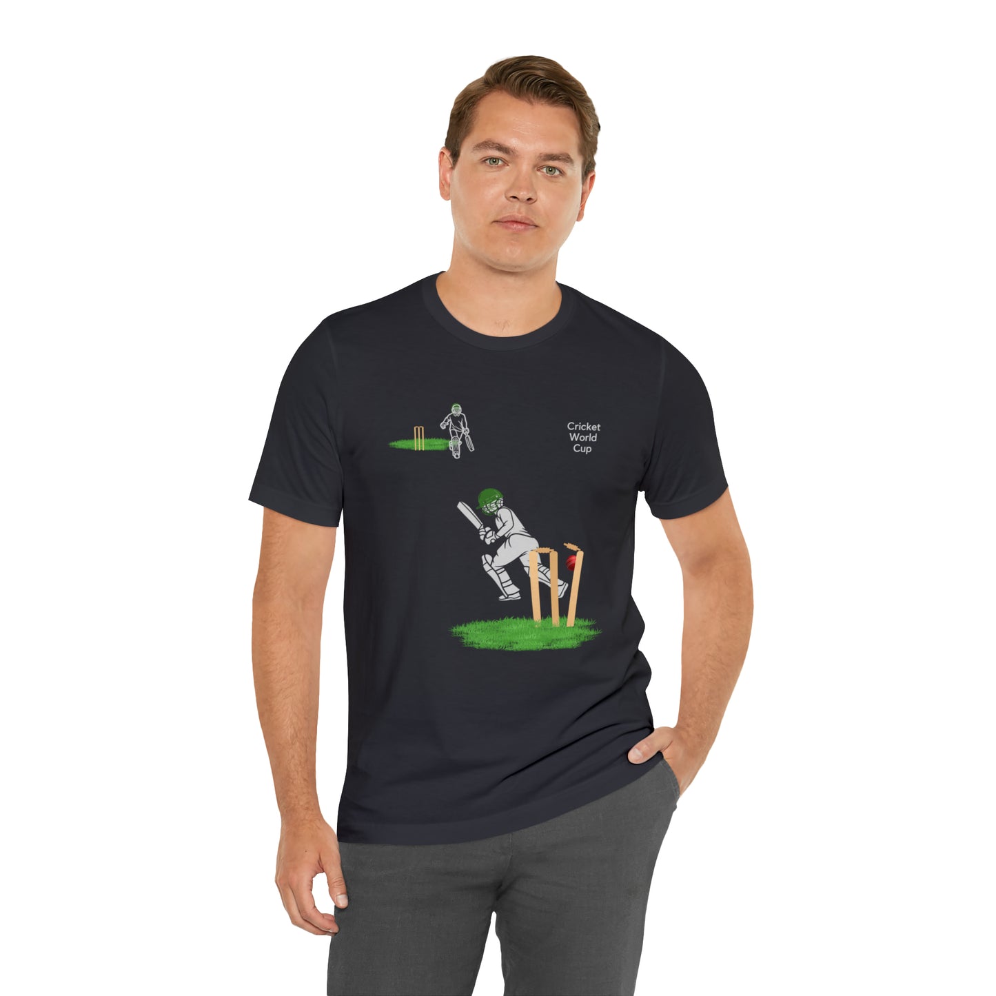 Cricket | 000123 | Unisex-Kurzarm-T-Shirt aus Jersey 
