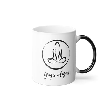 Yoga & Coffee || Color Morphing Mug, 11oz