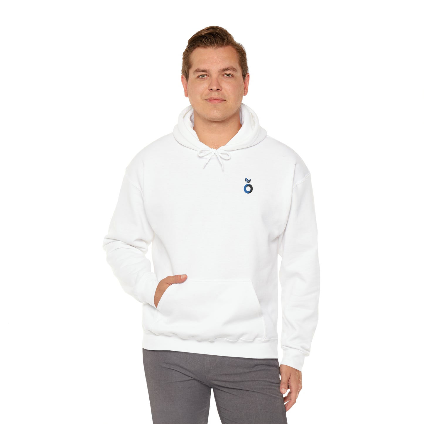 Defender White || Unisex Heavy Blend™ Hooded Sweatshirt