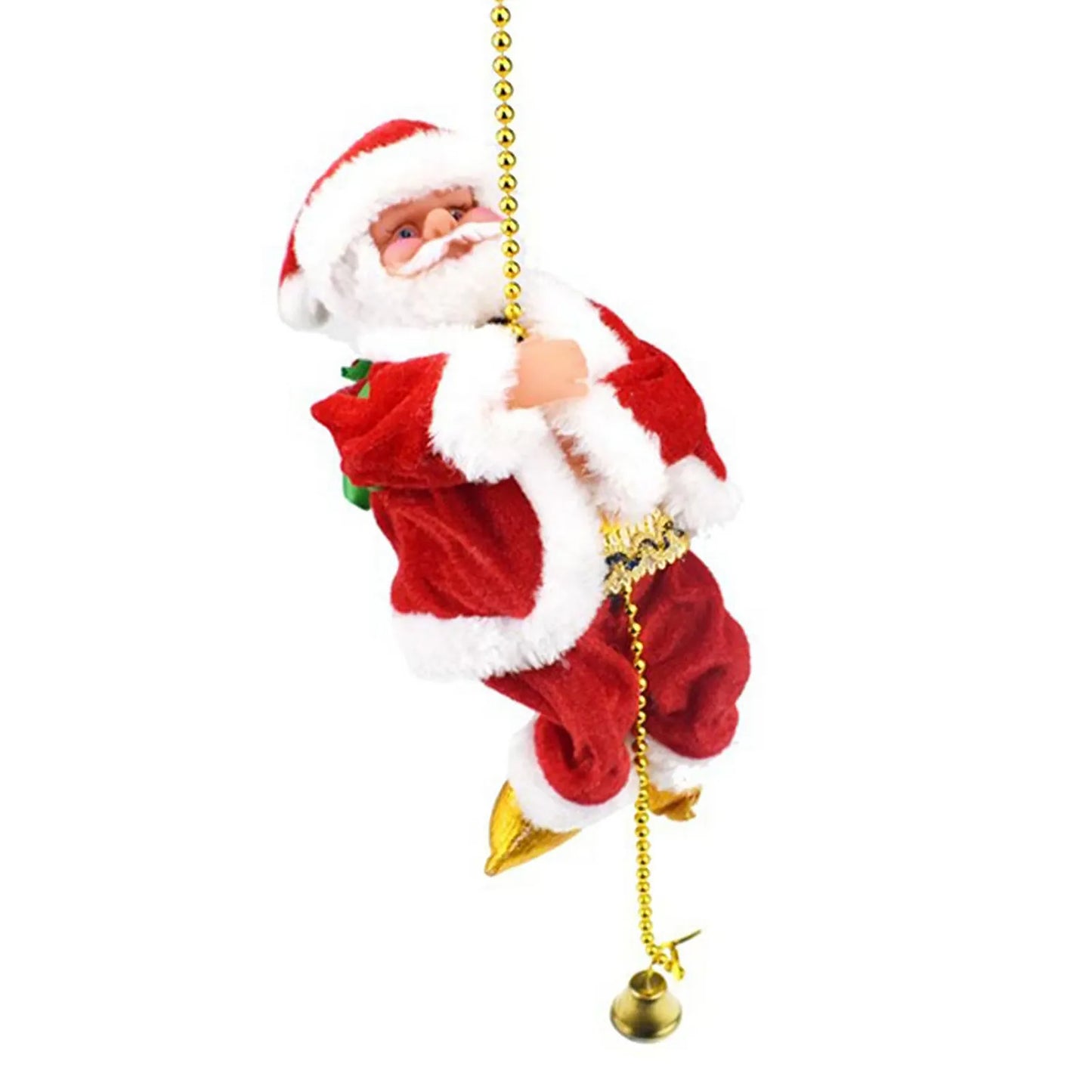 Elektrischer Kletter-Weihnachtsmann: Festlicher, batteriebetriebener Weihnachtsschmuck